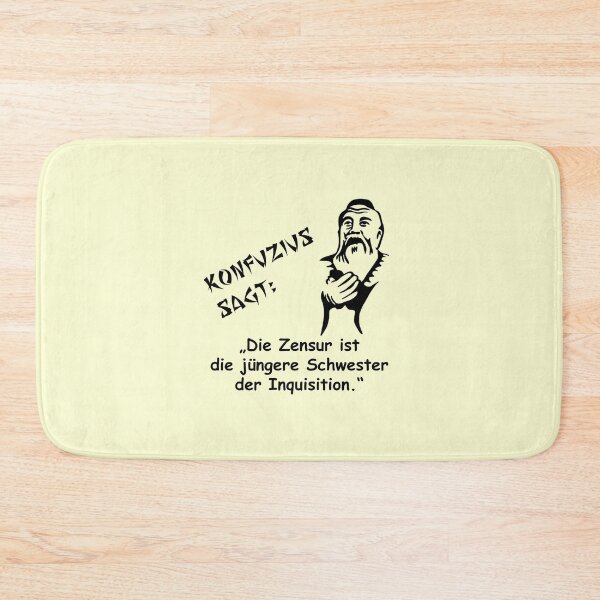 Item preview, Confucius says: Censorship is the younger sister of the Inquisition designed and sold by ARTmanhART.