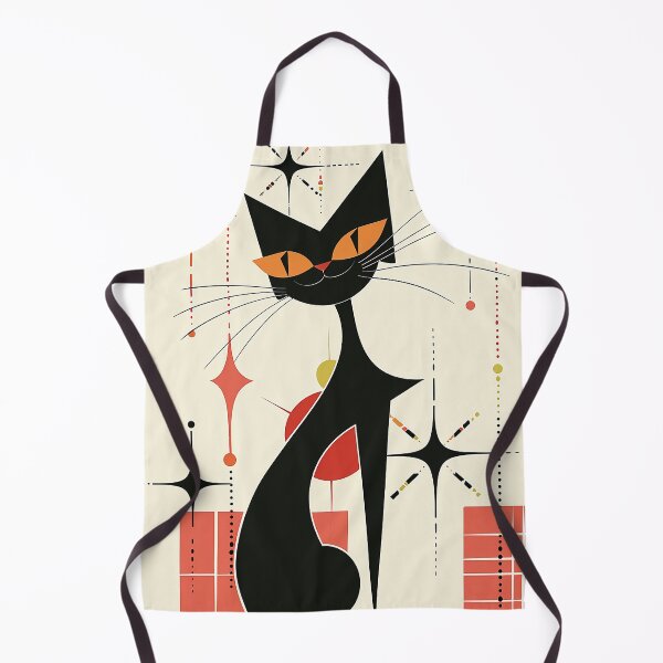 Item preview, Modern Retro Vintage Cat Art designed and sold by nomiraclehere.