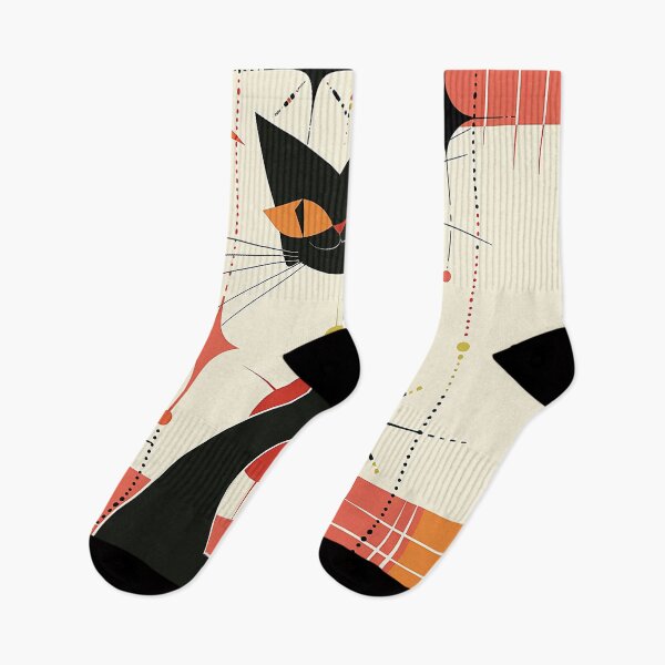 Item preview, Modern Retro Vintage Cat Art designed and sold by nomiraclehere.