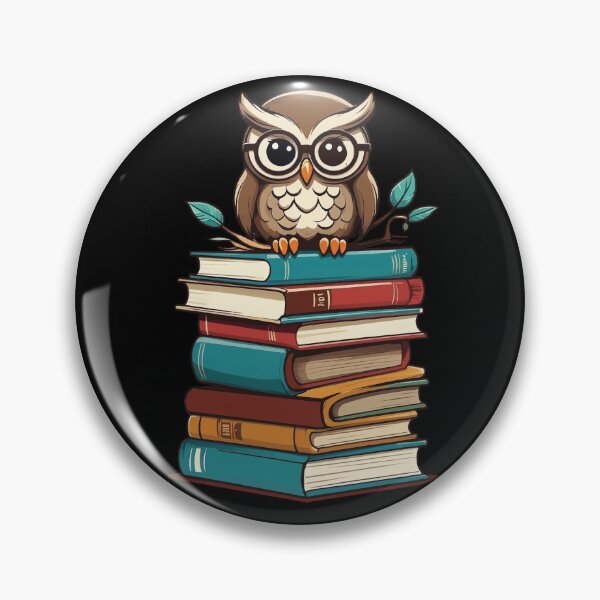 Item preview, Cute Book Owl for Avid Reader Bookworm designed and sold by LuminOrb.