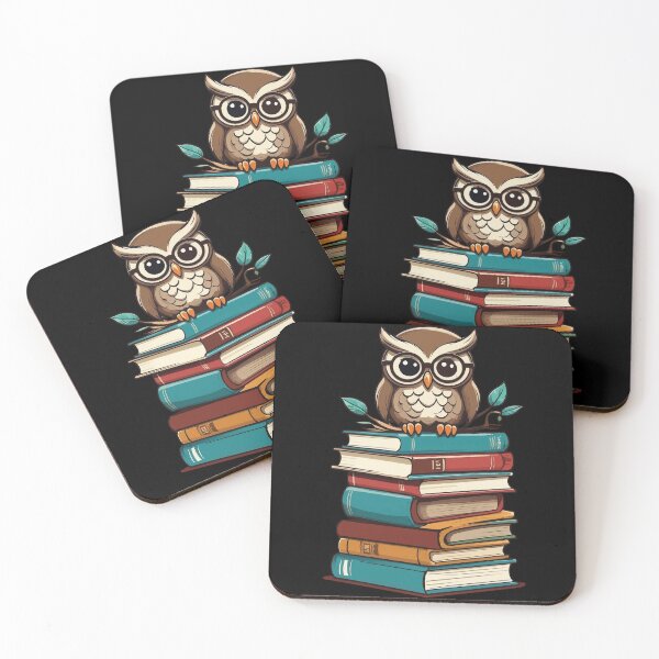 Item preview, Cute Book Owl for Avid Reader Bookworm designed and sold by LuminOrb.