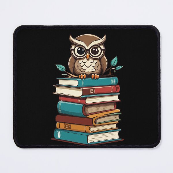 Item preview, Cute Book Owl for Avid Reader Bookworm designed and sold by LuminOrb.