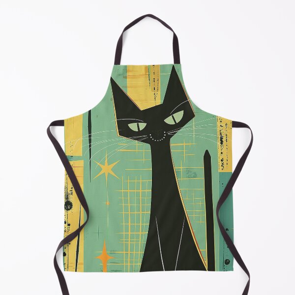 Item preview, Modern Retro Vintage Cat Art designed and sold by nomiraclehere.