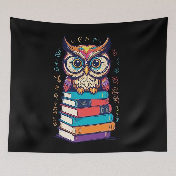 Item preview, Cute Book Owl For Avid Readers And Book Lovers designed and sold by LuminOrb.