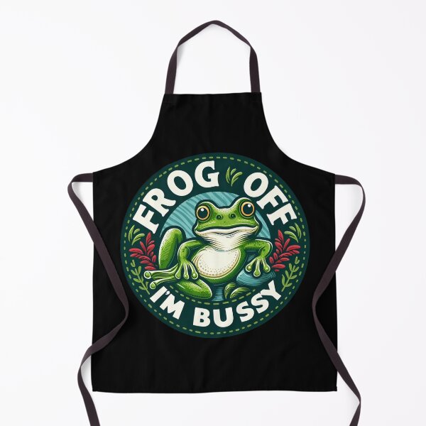 Item preview, Frog Off I'm Busy designed and sold by CatherineLievre.