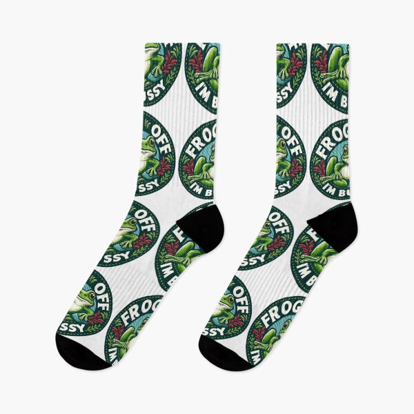 Item preview, Frog Off I'm Busy designed and sold by CatherineLievre.