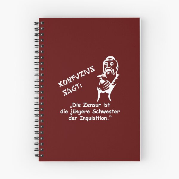 Item preview, Confucius says: Censorship is the younger sister of the Inquisition designed and sold by ARTmanhART.