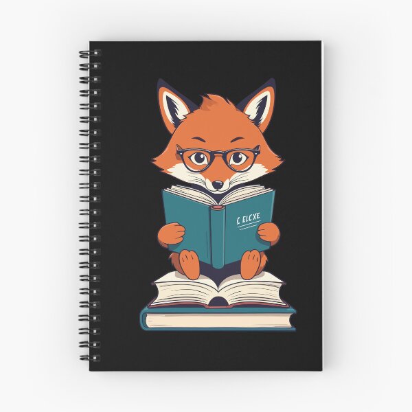 Item preview, Cute Book Lover Funny Fox Bookworm Reading designed and sold by LuminOrb.