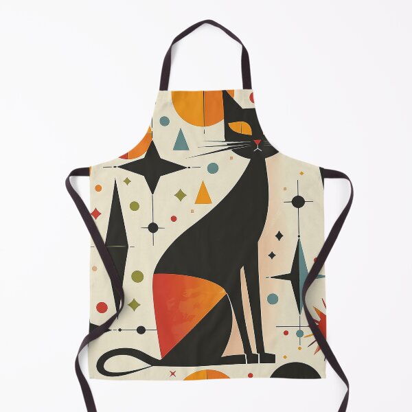 Item preview, Modern Retro Vintage Cat Art designed and sold by nomiraclehere.