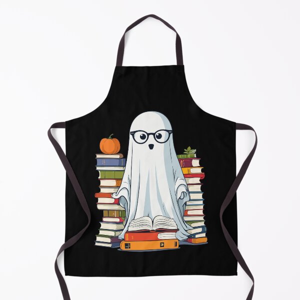Item preview, Booklover Style Reading Halloween Ghost designed and sold by LuminOrb.