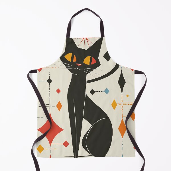 Item preview, Modern Retro Vintage Cat Art designed and sold by nomiraclehere.