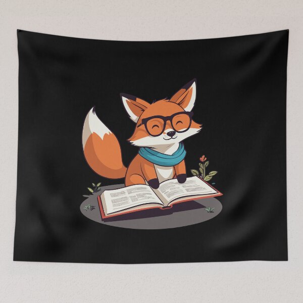 Item preview, Niedlicher Buch Liebhaber Bücherwurm Fuchs designed and sold by LuminOrb.