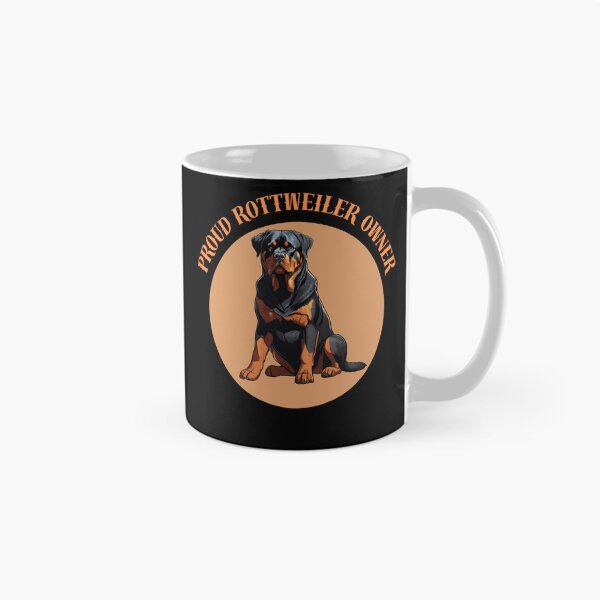 Item preview, PROUD ROTTWEILER OWNER CUTE DESIGN GIFT FOR PEOPLE WHO LOVE ANIMALS designed and sold by KiziaMizia94.