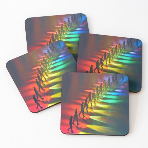 Item preview, Glowing Silhouettes on Rainbow Path designed and sold by jessicafung207.