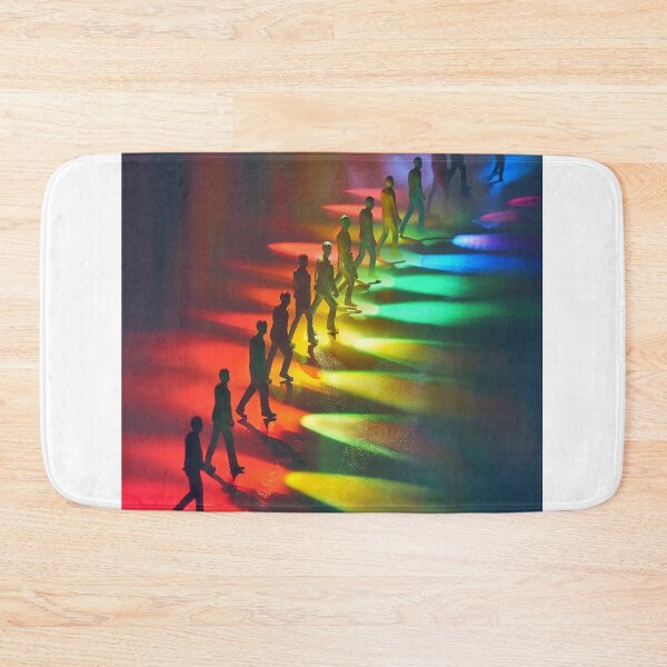 Item preview, Glowing Silhouettes on Rainbow Path designed and sold by jessicafung207.