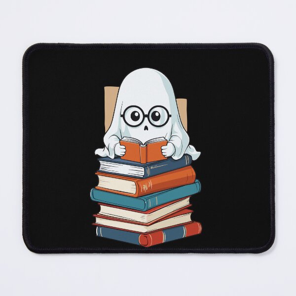 Item preview, Reading Halloween Ghost Funny Book Lover designed and sold by LuminOrb.
