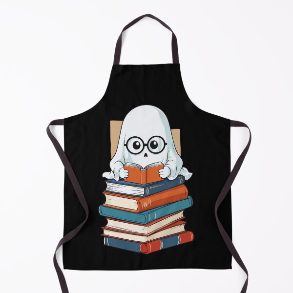 Item preview, Reading Halloween Ghost Funny Book Lover designed and sold by LuminOrb.