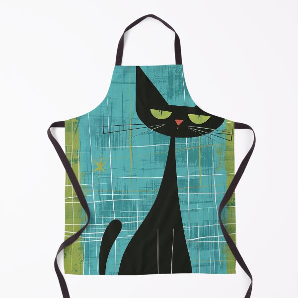 Item preview, Modern Retro Vintage Cat Art designed and sold by nomiraclehere.