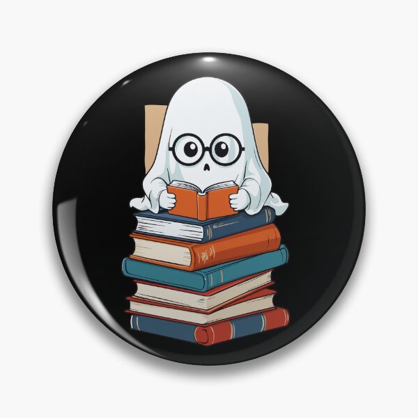 Item preview, Reading Halloween Ghost Funny Book Lover designed and sold by LuminOrb.