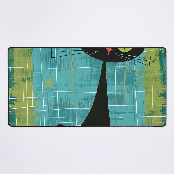 Item preview, Modern Retro Vintage Cat Art designed and sold by nomiraclehere.