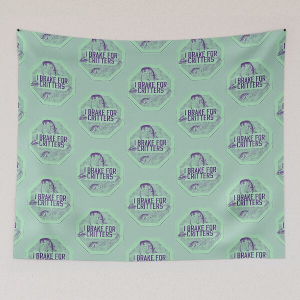Item preview, I brake for critters animals funny gifts for animals and lovers of animals - cute bumper designed and sold by MatthewViews.