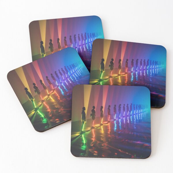 Item preview, Glowing Silhouettes on Rainbow Path designed and sold by jessicafung207.