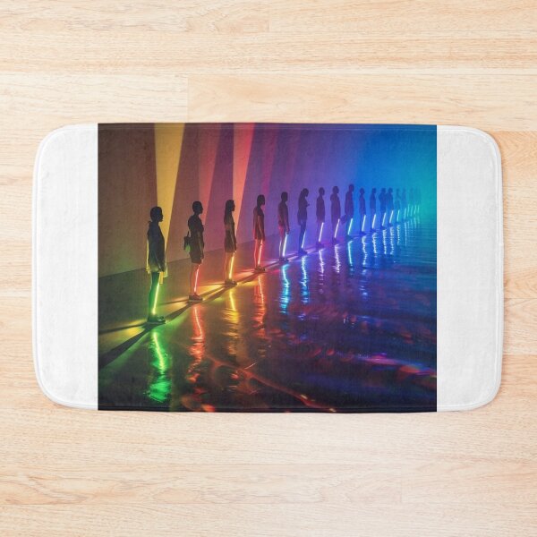 Item preview, Glowing Silhouettes on Rainbow Path designed and sold by jessicafung207.