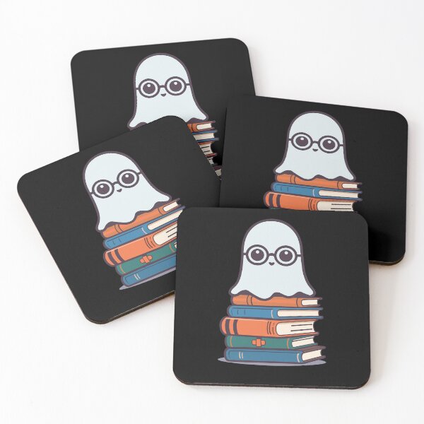 Item preview, Cute Bookworm Reading Halloween Ghost Design designed and sold by LuminOrb.