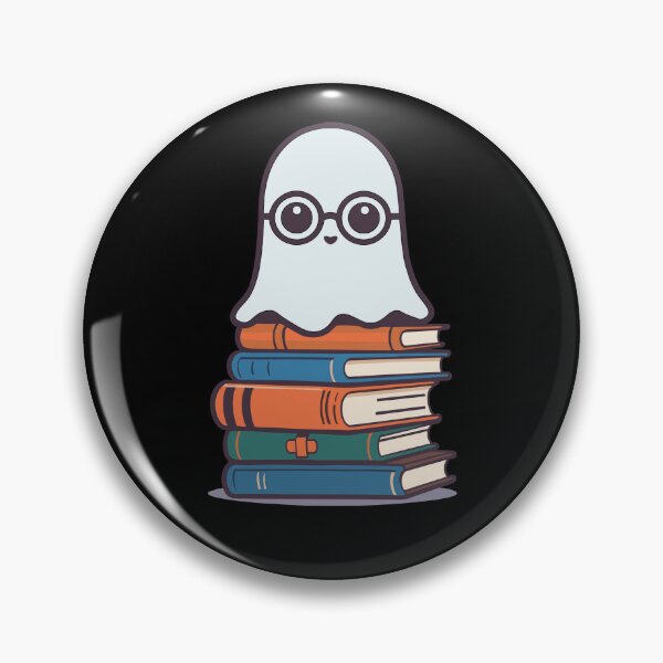 Item preview, Cute Bookworm Reading Halloween Ghost Design designed and sold by LuminOrb.