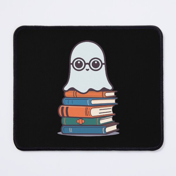 Item preview, Cute Bookworm Reading Halloween Ghost Design designed and sold by LuminOrb.