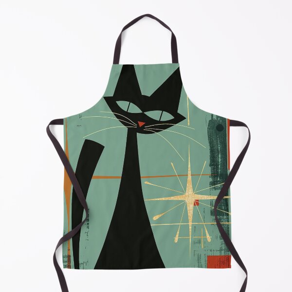 Item preview, Modern Retro Vintage Cat Art designed and sold by nomiraclehere.
