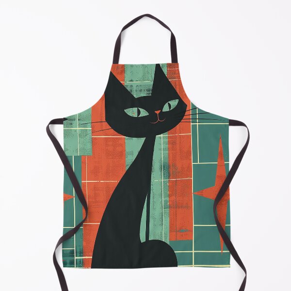 Item preview, Modern Retro Vintage Cat Art designed and sold by nomiraclehere.