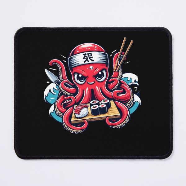 Item preview, Japanese Sushi Chef Japanese Octopus Kraken Funny Anime designed and sold by Dressed For Duty.
