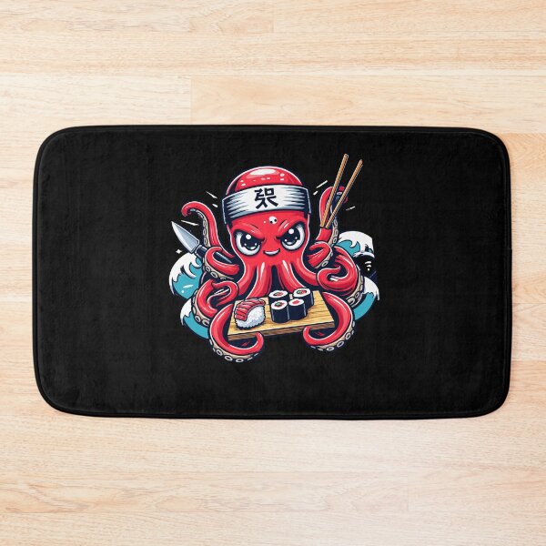 Item preview, Japanese Sushi Chef Japanese Octopus Kraken Funny Anime designed and sold by Dressed For  Duty.