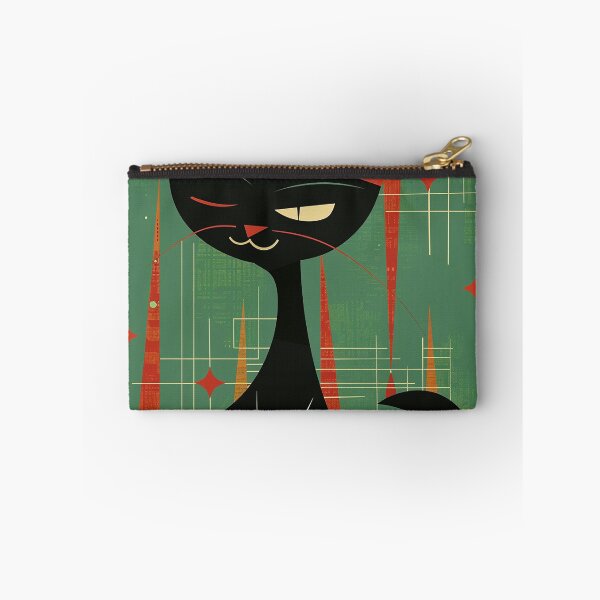 Item preview, Modern Retro Vintage Cat Art designed and sold by nomiraclehere.