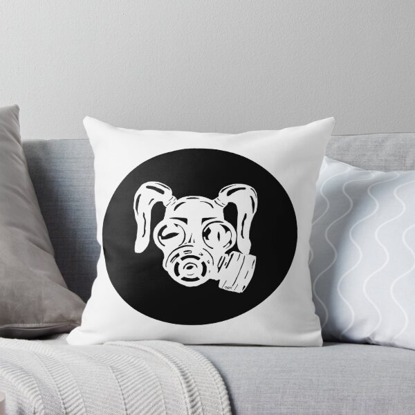 Item preview, The Rubber Kitty Logo White Black Dot designed and sold by TheRubberKitty.