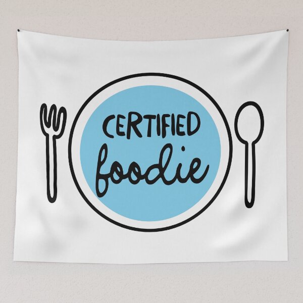 Item preview, "Certified Foodie: For the Food Obsessed" designed and sold by artworkathome.