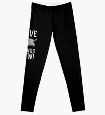 Save Rhinos Now! Conservation Environmentalist Rhinoceros Rhino Leggings