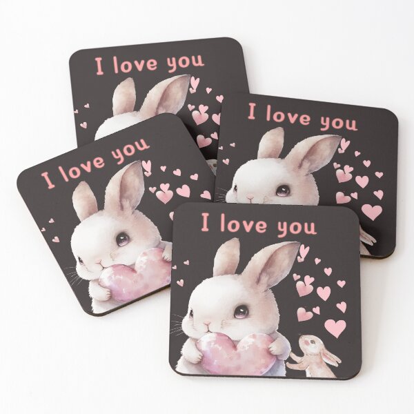 Item preview, I love you, rabbits designed and sold by Kinia1982.