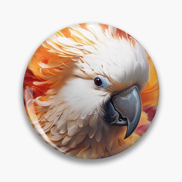 Item preview, Sulphur crested White cockatoo designed and sold by rainsdesigns.
