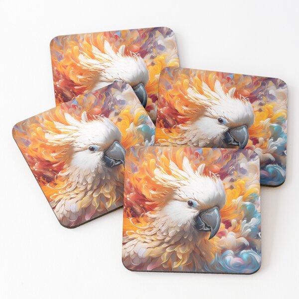 Item preview, Sulphur crested White cockatoo designed and sold by rainsdesigns.