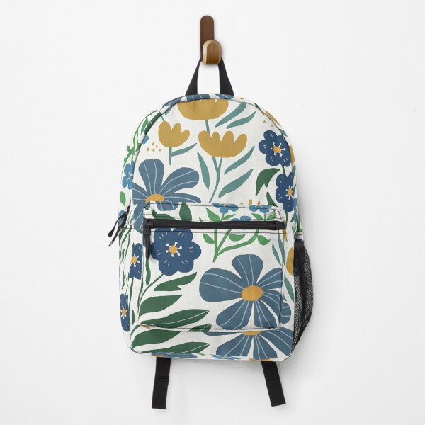 Item preview, Seamless blue flower print designed and sold by Sophieeeeehu.
