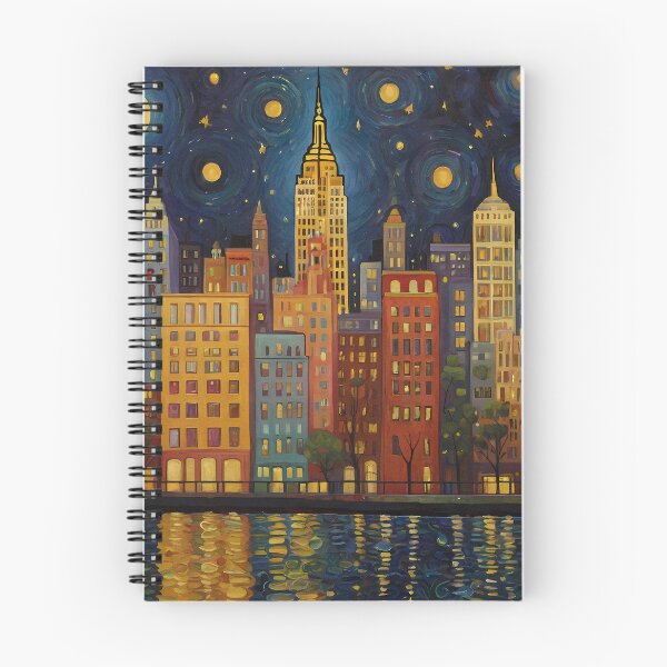 Item preview, New York City Gustav Klimt Style Art designed and sold by OzzFrequency.