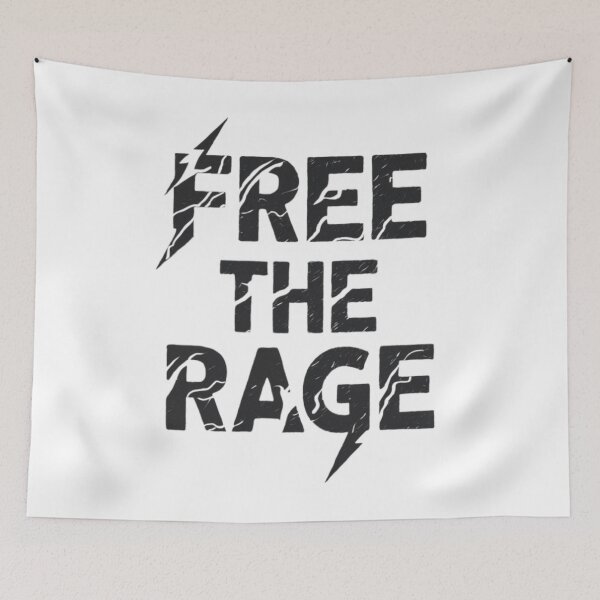 Item preview, Free the Rage - Empowerment and Mental Health Awareness Design designed and sold by BunBuntheDog-.