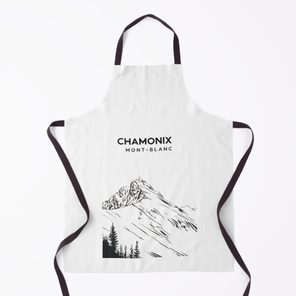 Item preview, A Vintage Travel Illustration of Chamonix Mont Blanc - France designed and sold by GoodOldVintage.