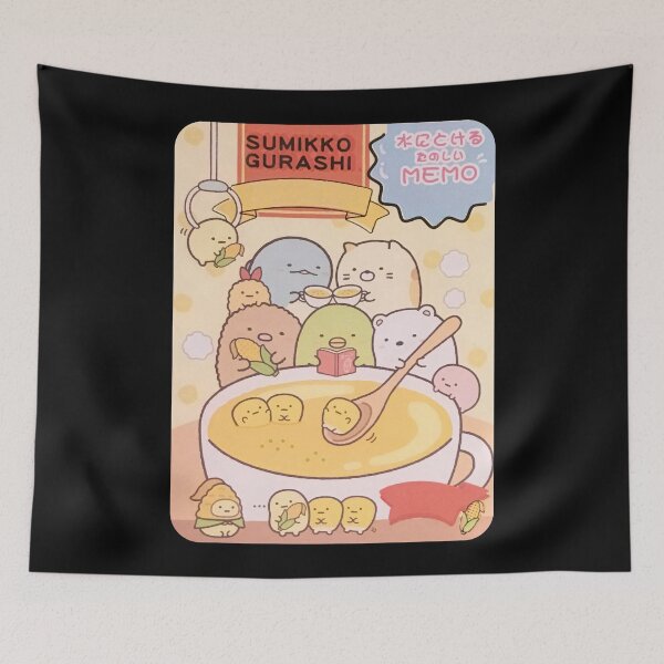 Item preview, Adorable Sumikko Gurashi Soup Memo Pad Featuring Cute Cozy Characters in a Delightful Pot of Soup Illustration designed and sold by FEBRICAST.