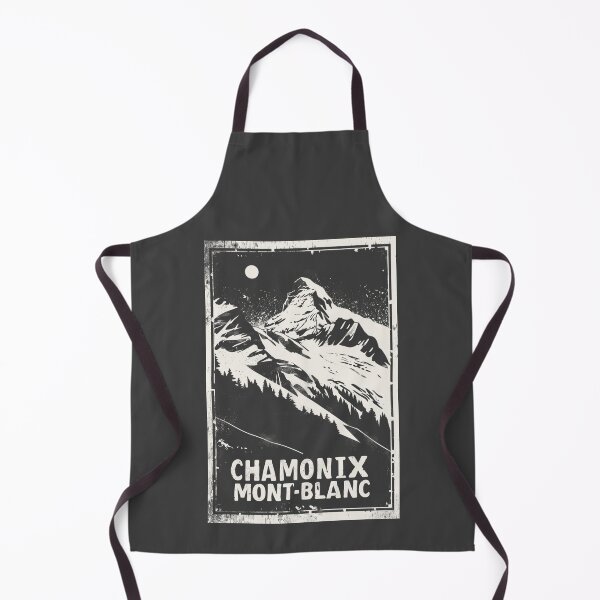 Item preview, A Vintage Travel Illustration of Chamonix Mont Blanc - France designed and sold by GoodOldVintage.