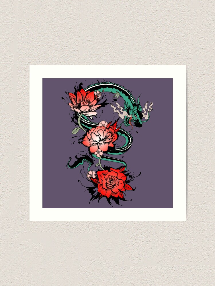 Japanese Dragon Tattoo | Art Print