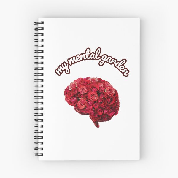 Item preview, my mental garden: brain with roses art designed and sold by Mayaart83.