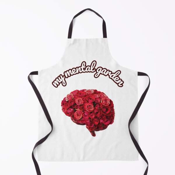 Item preview, my mental garden: brain with roses art designed and sold by Mayaart83.
